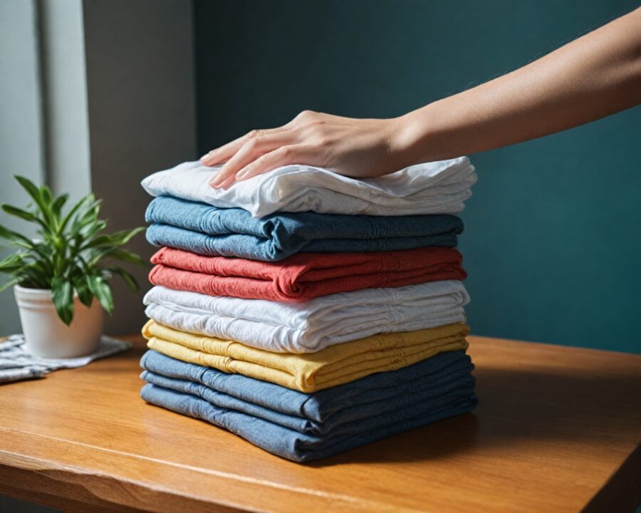 Como dobrar roupas de forma prática e eficiente