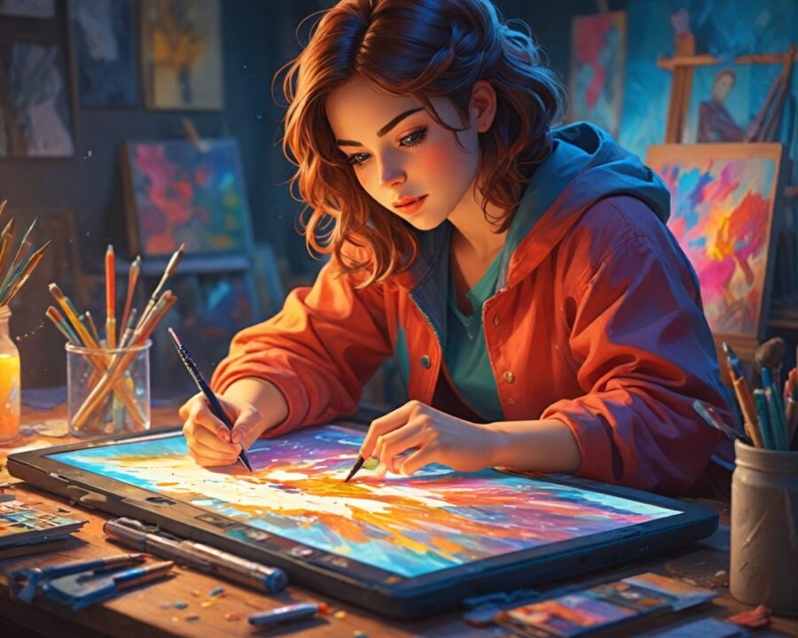 Como criar arte digital: guia completo para iniciantes