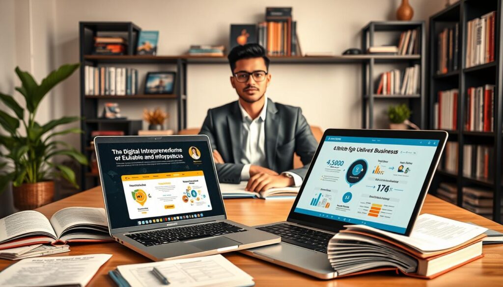 Educação e infoprodutos para ganhar dinheiro online
