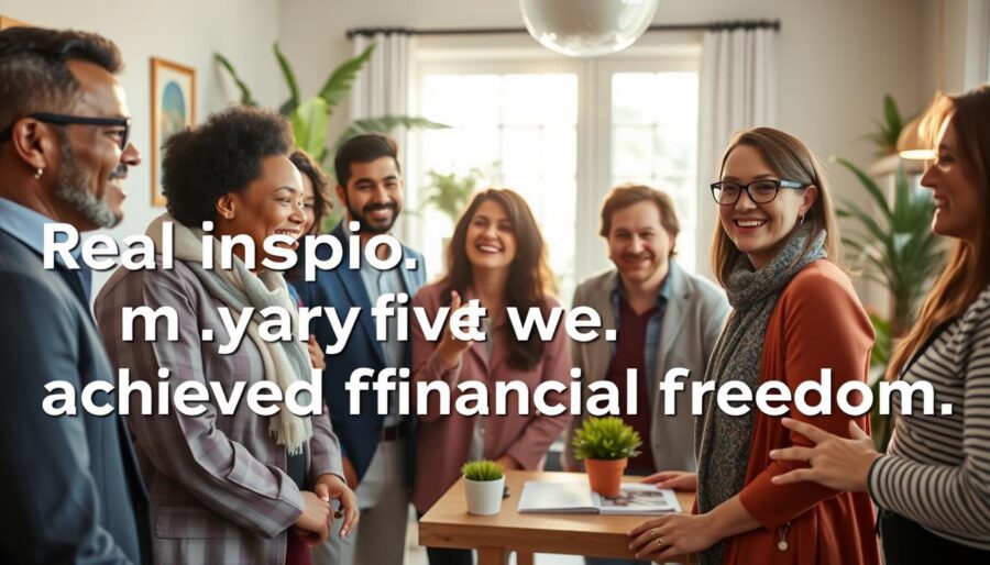 Inspirações reais de pessoas comuns que conquistaram liberdade financeira