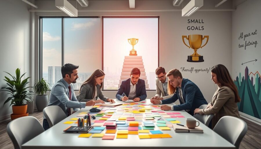 ideias inspiradoras para transformar pequenos objetivos em grandes conquistas
